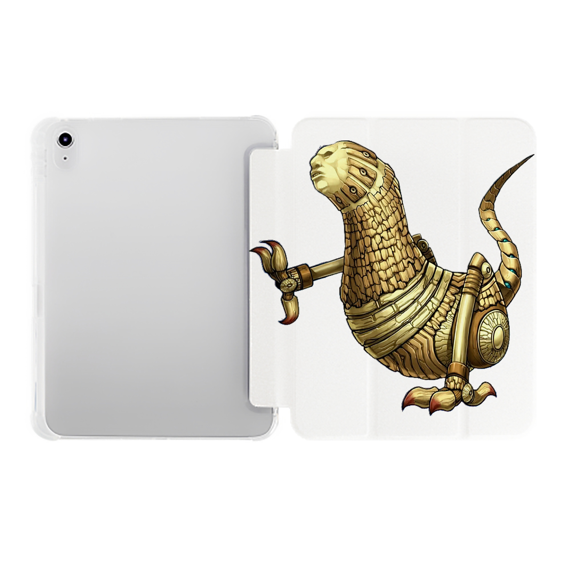 （画像用） 遊☆戯☆王 Yu-Gi-Oh! IPad ケース ペン収納付き 三つ折りスタンド PUレザー×シリコン 対応機種9.5/10.5/10.9インチ